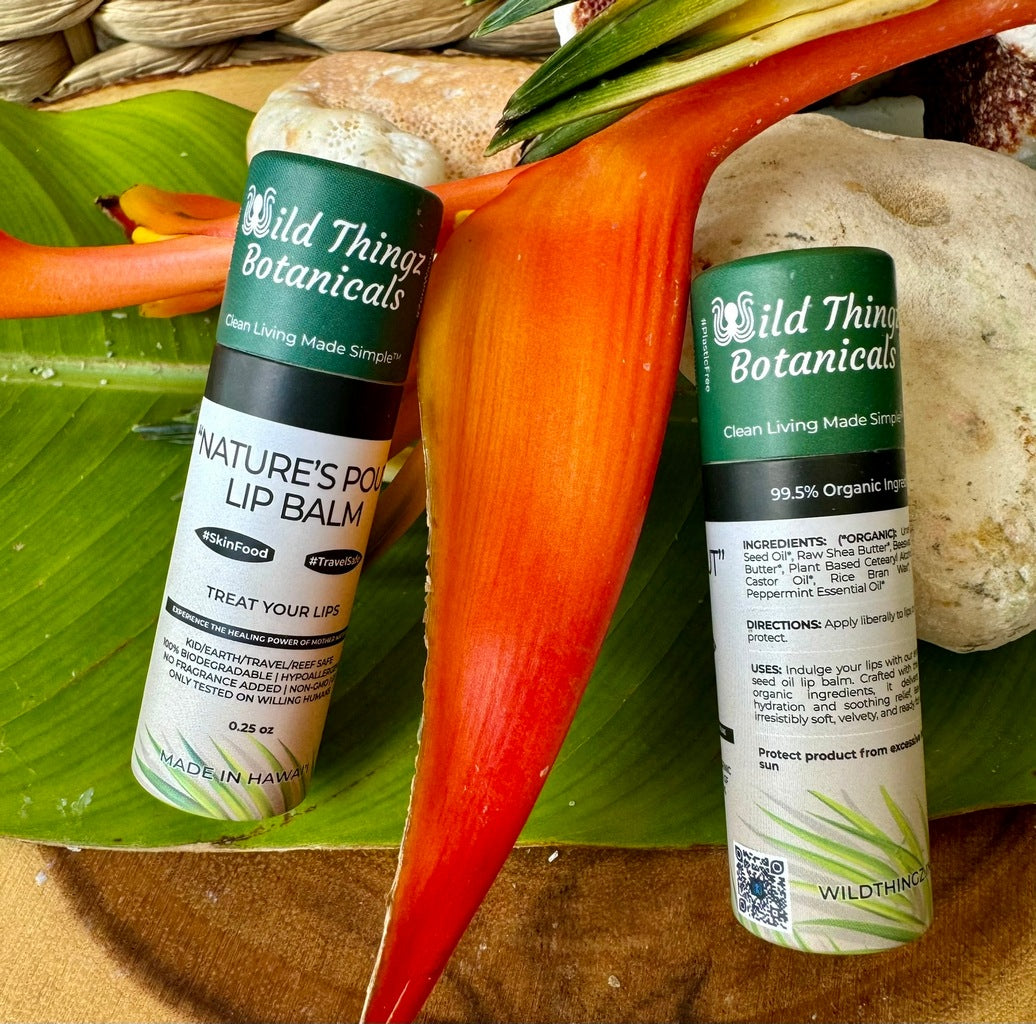 Wild Thingz Botanicals Nature's Pout Healing Lip Balm 0.25 oz tube