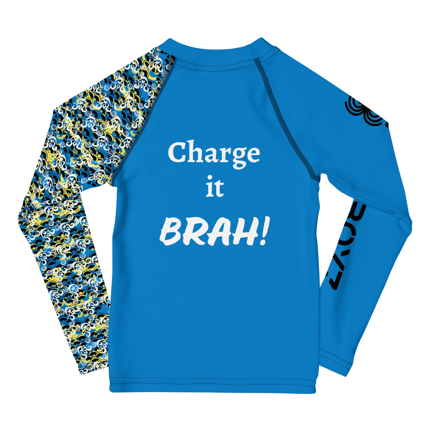 "Charge it BRAH" Kids Rash Guard