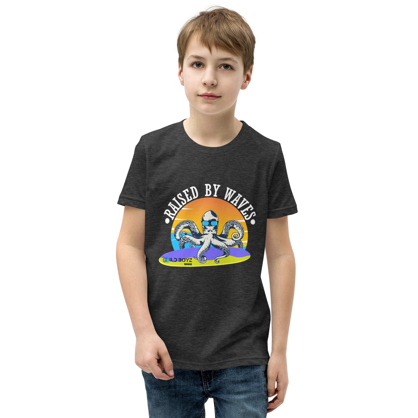 Raised By Waves Youth Short Sleeve T-Shirt