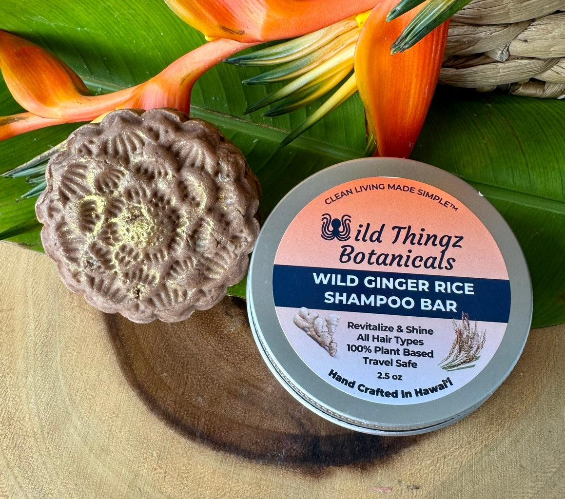 Wild Ginger Rice Shampoo & Tropical Oasis Conditioning Bars