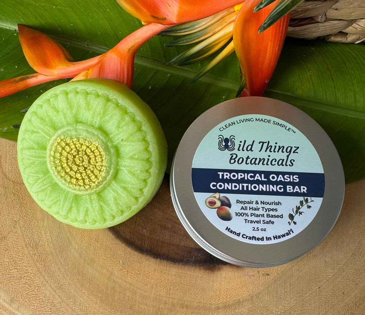 Wild Ginger Rice Shampoo & Tropical Oasis Conditioning Bars