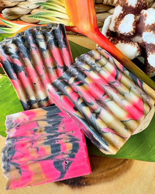 Wild Thingz Skinfood: Turmeric Lava Clay Soap - many customers report this soap works wonders for their sensitive skin issue including acne and eczema.