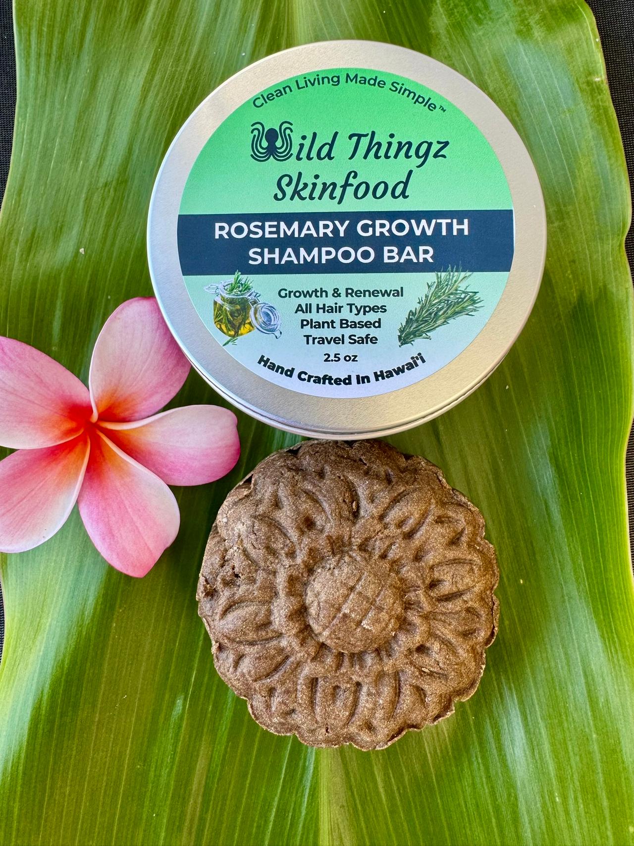 Rosemary Growth Shampoo & Rosemary Castor Oil Conditioning Bars